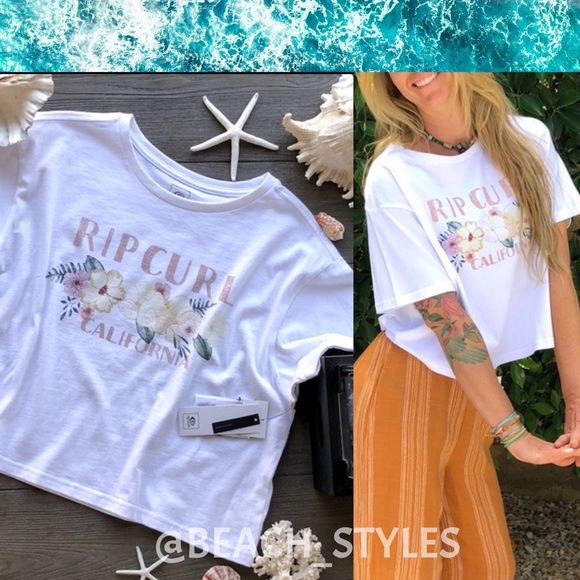 🌴🔆RIP CURL- CROP TOP TEE SHIRT 🔆🌴 - Picture 3 of 8